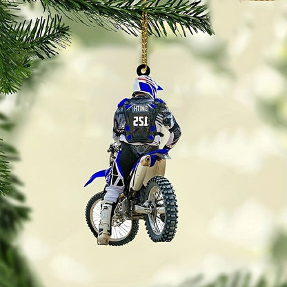 Motorcycle rider pendant