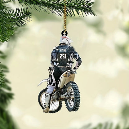 Motorcycle rider pendant