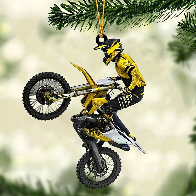Motorcycle rider pendant