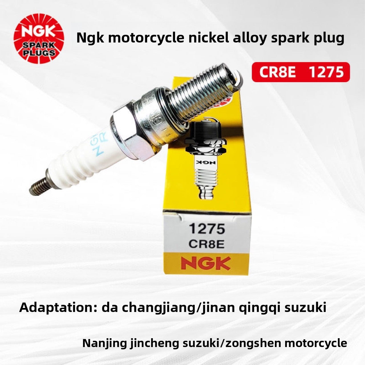 Motorcycle spark plug