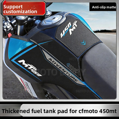 Motorcycle tank pad