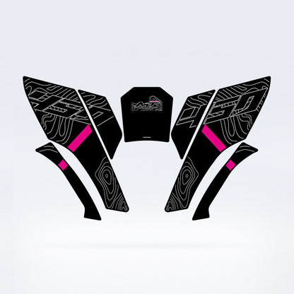 Motorcycle tank pad