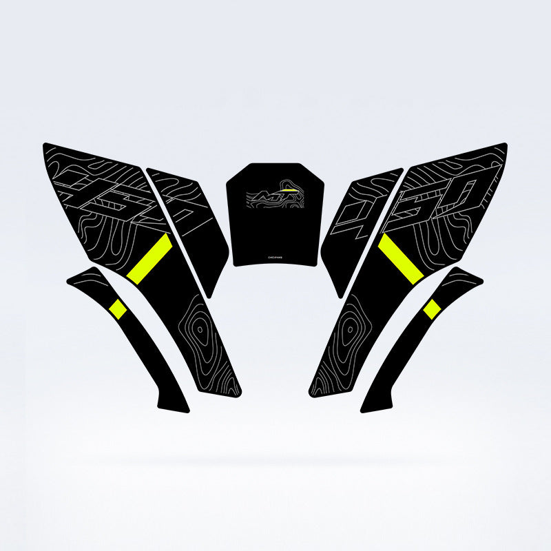 Motorcycle tank pad