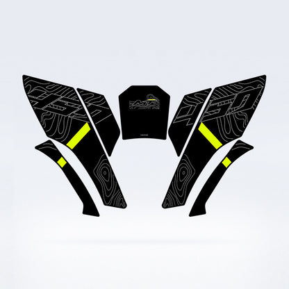 Motorcycle tank pad