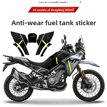 Motorcycle tank pad