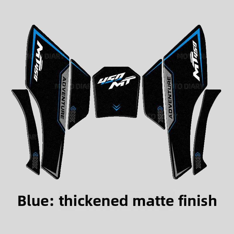 Motorcycle tank pad