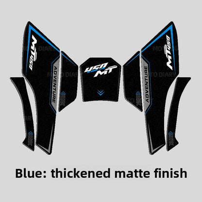 Motorcycle tank pad