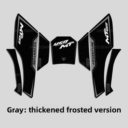 Motorcycle tank pad