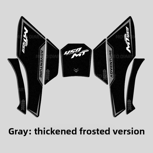 Motorcycle tank pad