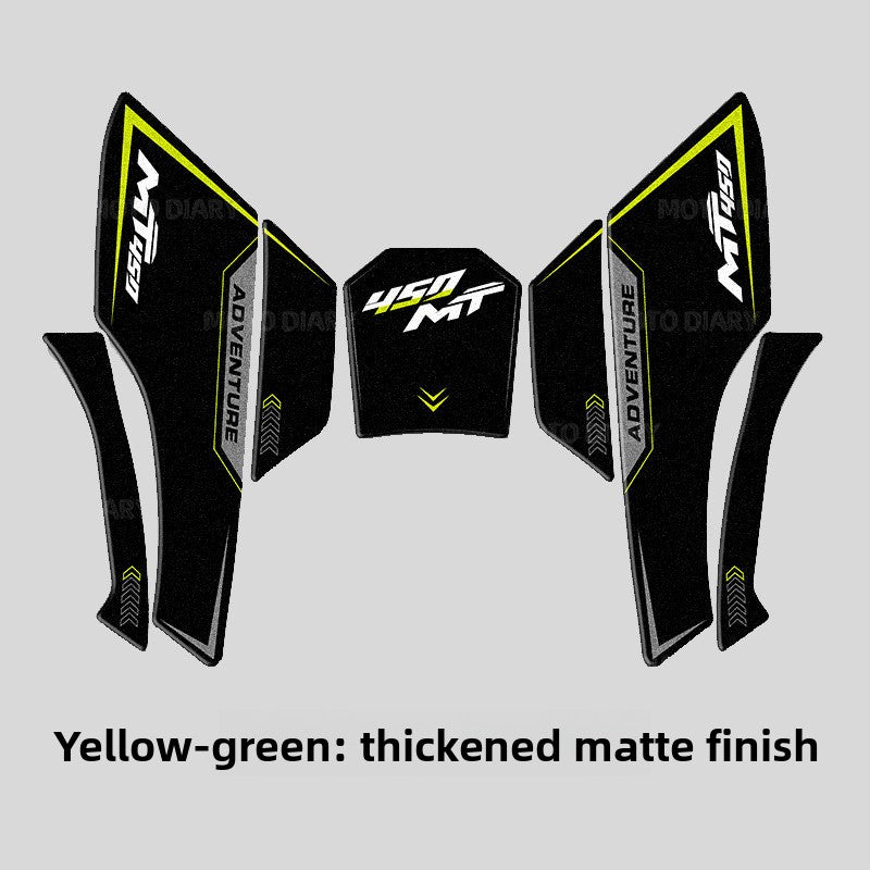 Motorcycle tank pad
