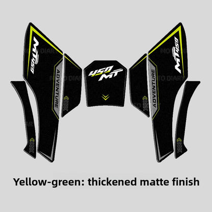 Motorcycle tank pad