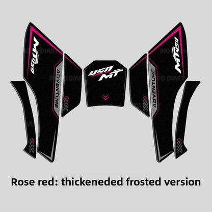 Motorcycle tank pad