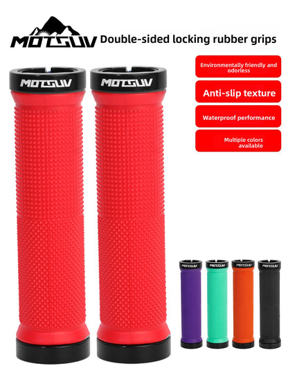 Mountain Bike Handlebar Grips Aluminum Alloy Locking Anti-Slip