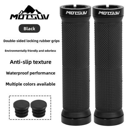Mountain Bike Handlebar Grips Aluminum Alloy Locking Anti-Slip