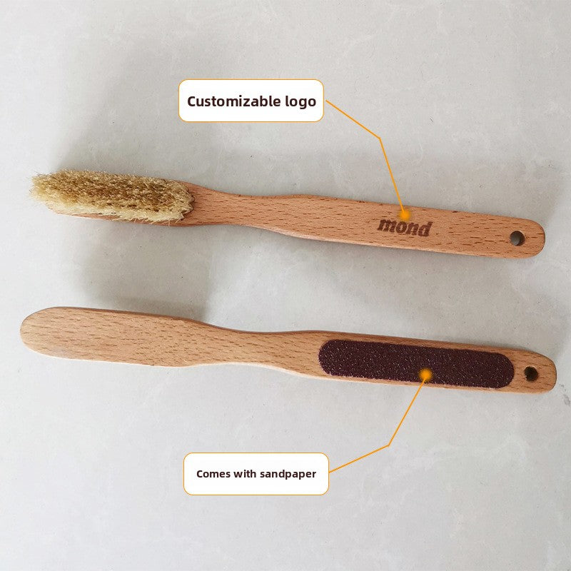 Mountain climbing cleaning brush
