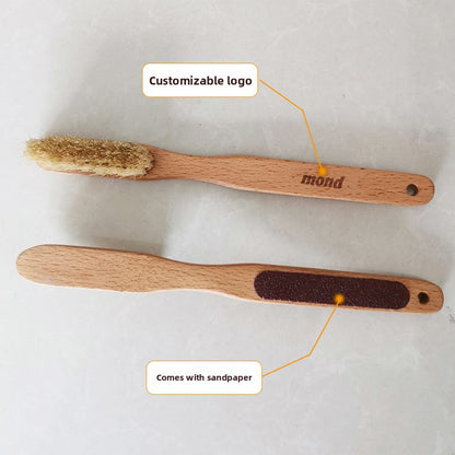 Mountain climbing cleaning brush