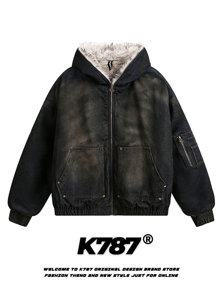 Mountain Eagle Thick Fleece Coat