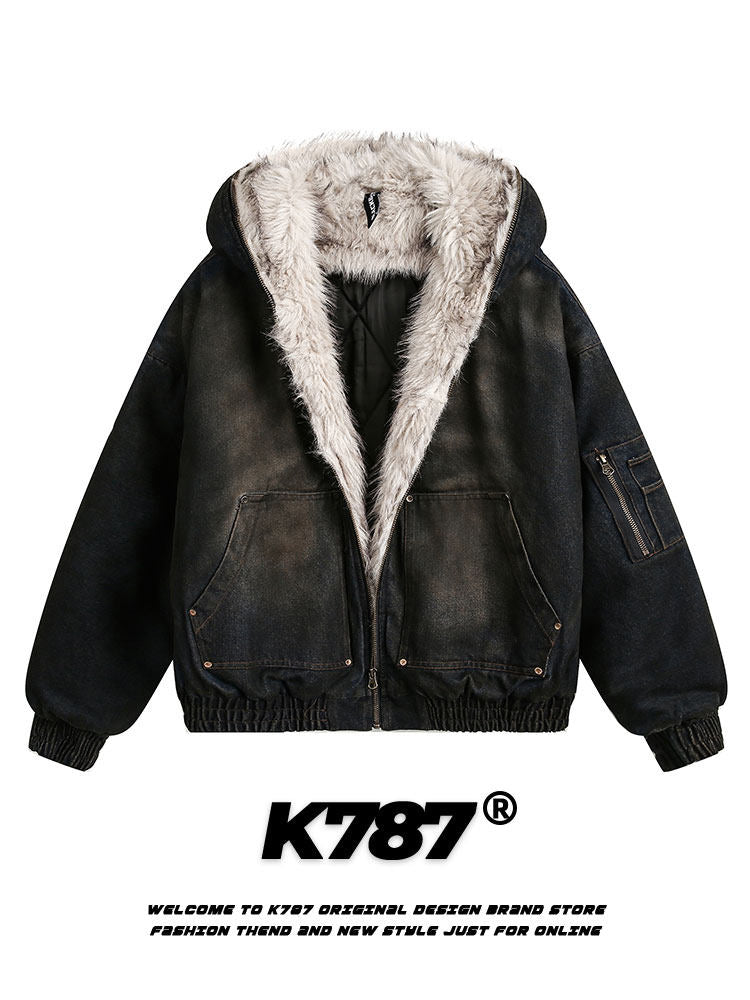 Mountain Eagle Thick Fleece Coat