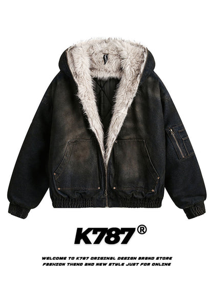 Mountain Eagle Thick Fleece Coat