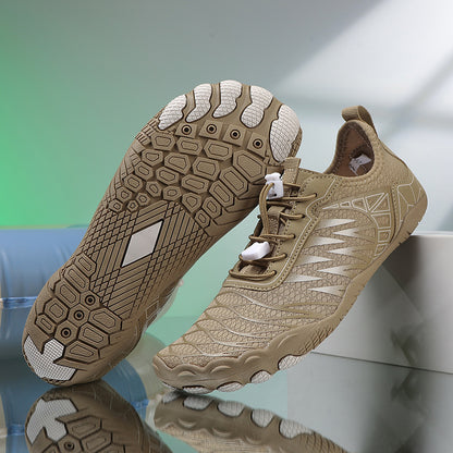 Mountaineering hiking and stream-wading shoes