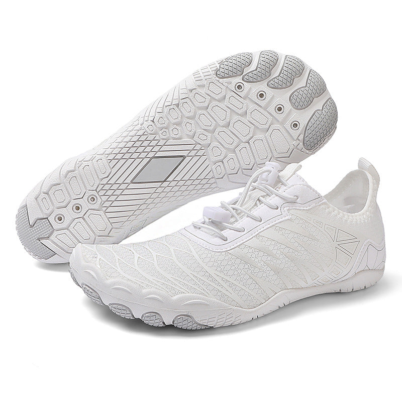 Mountaineering hiking and stream-wading shoes