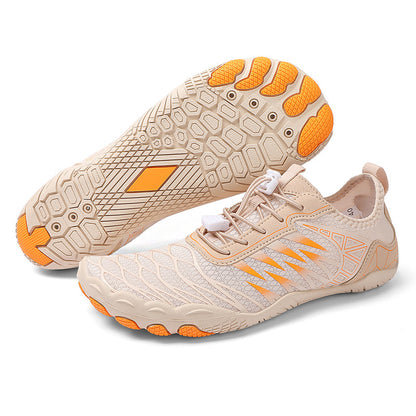 Mountaineering hiking and stream-wading shoes