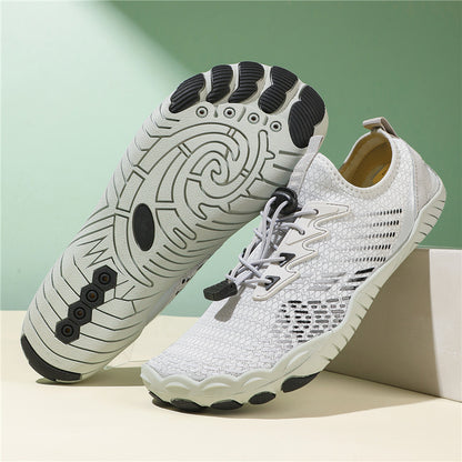 Mountaineering hiking and stream-wading shoes