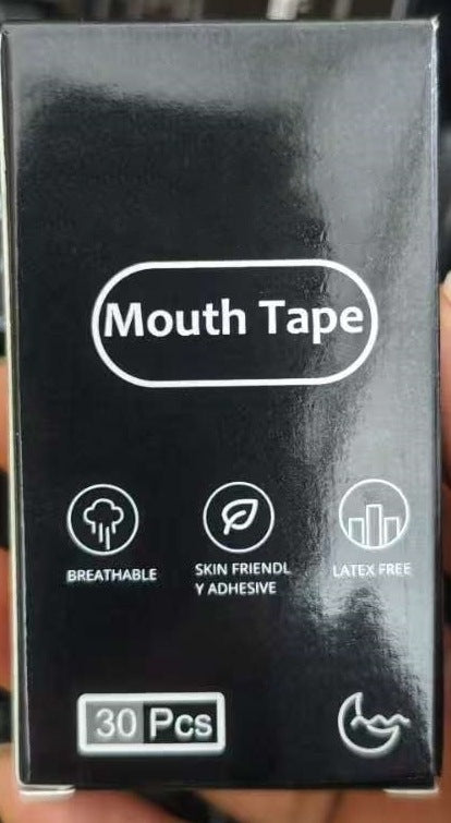 Mouth breathing anti-snoring patch