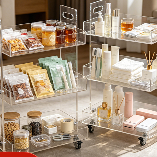 Movable antique-style trolley