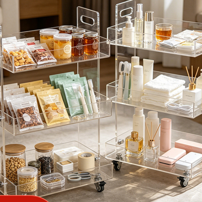 Movable antique-style trolley
