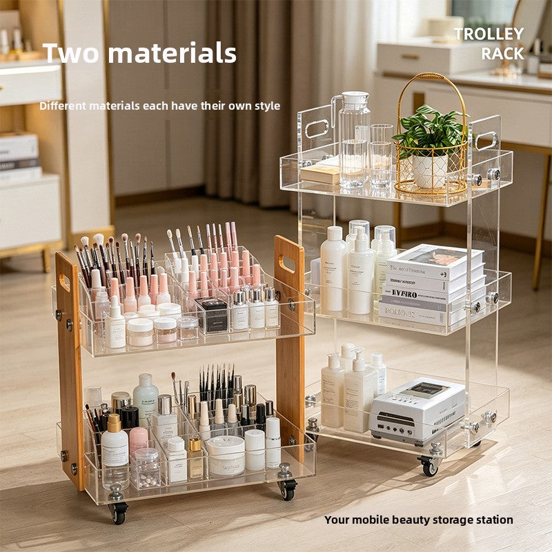 Movable antique-style trolley