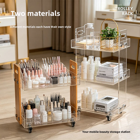 Movable antique-style trolley