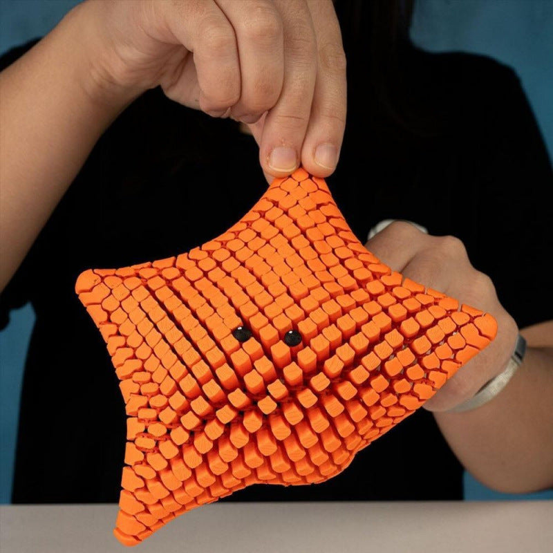 Movable Joint 3D Printed Starfish Decorations