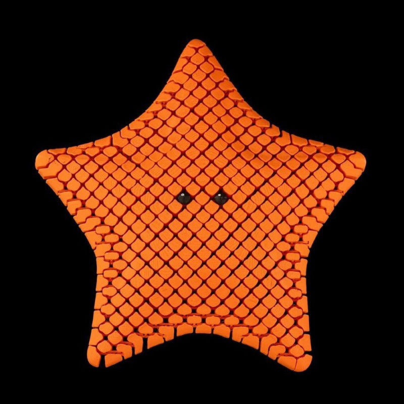 Movable Joint 3D Printed Starfish Decorations