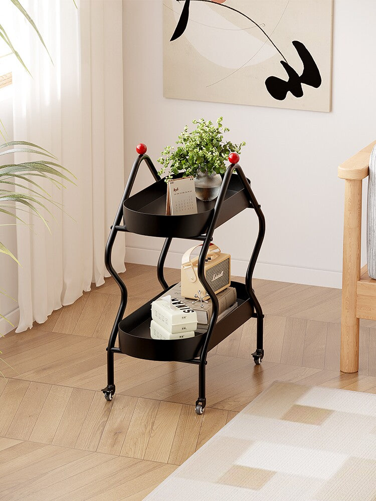 Movable Trolley Side Table