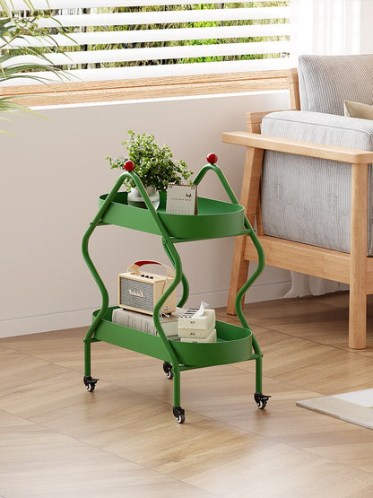 Movable Trolley Side Table