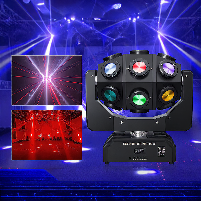 Moving head laser light