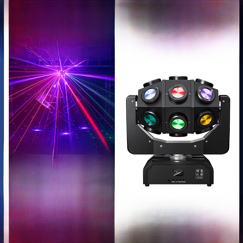 Moving head laser light