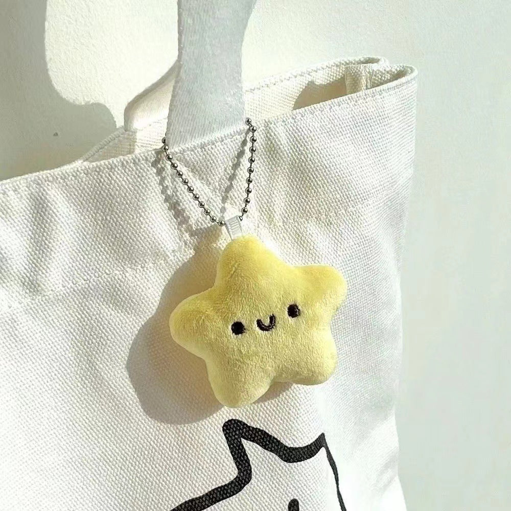 Moving star keychain