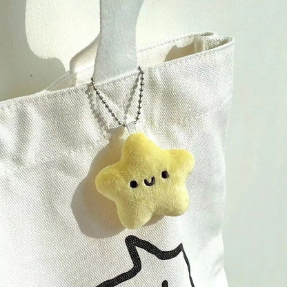 Moving star keychain