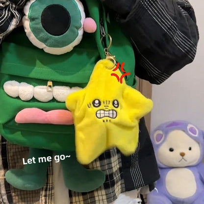Moving star keychain
