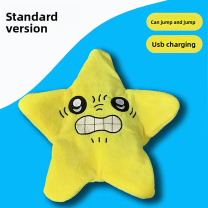 Moving star keychain