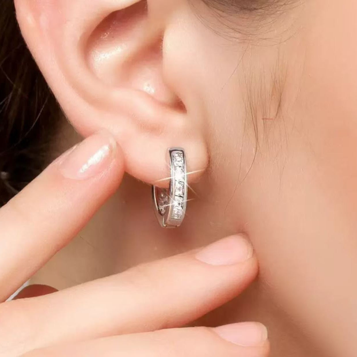 Mozan diamond stud earrings