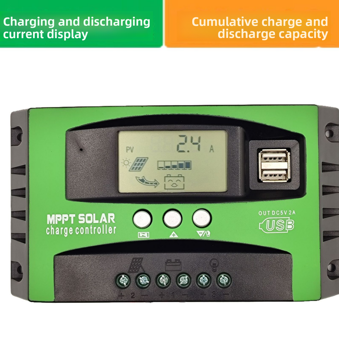 MPPT Solar Charge Controller 12V 24V Auto