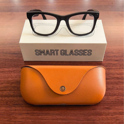 Mt5 Smart Glasses with AI Camera and Charging Case