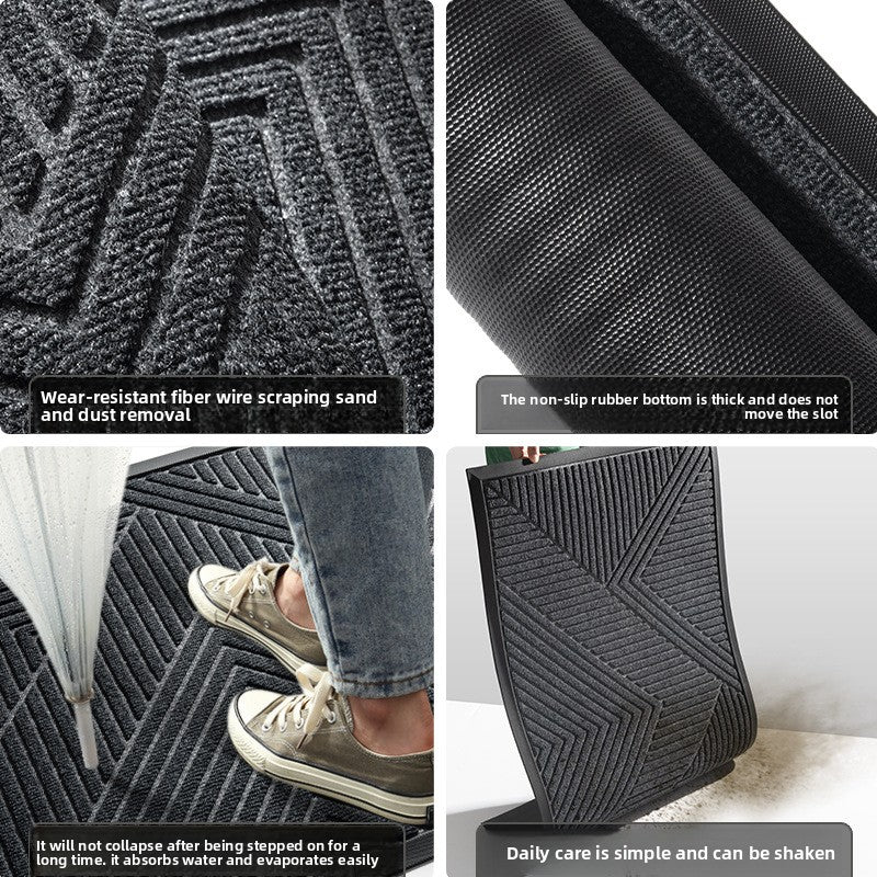 mud-scraping easy-to-maintain household floor MATS