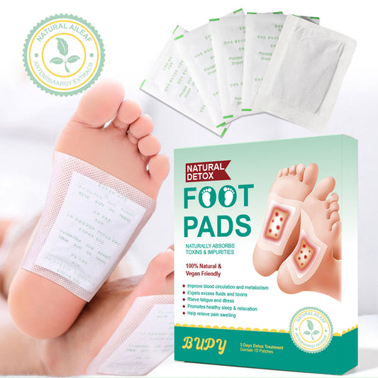 Mugwort and ginger foot patch