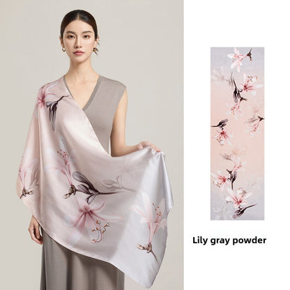 Mulberry silk scarf