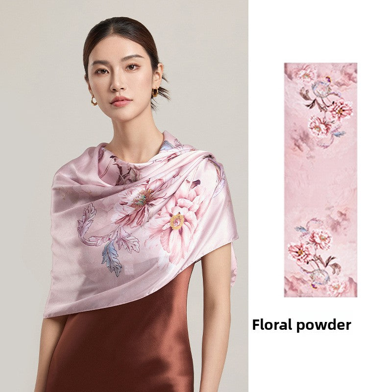 Mulberry silk scarf