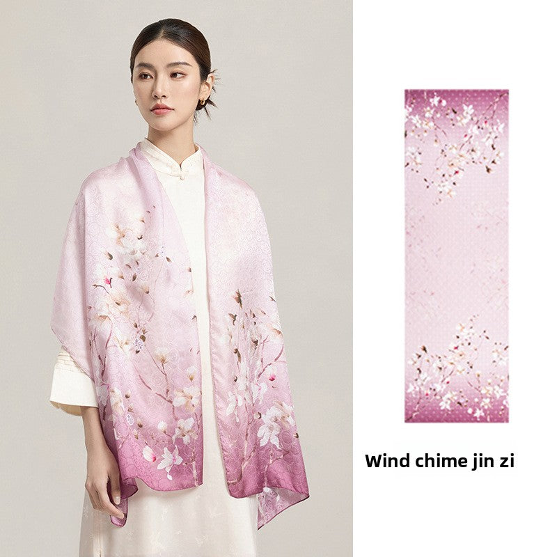 Mulberry silk scarf